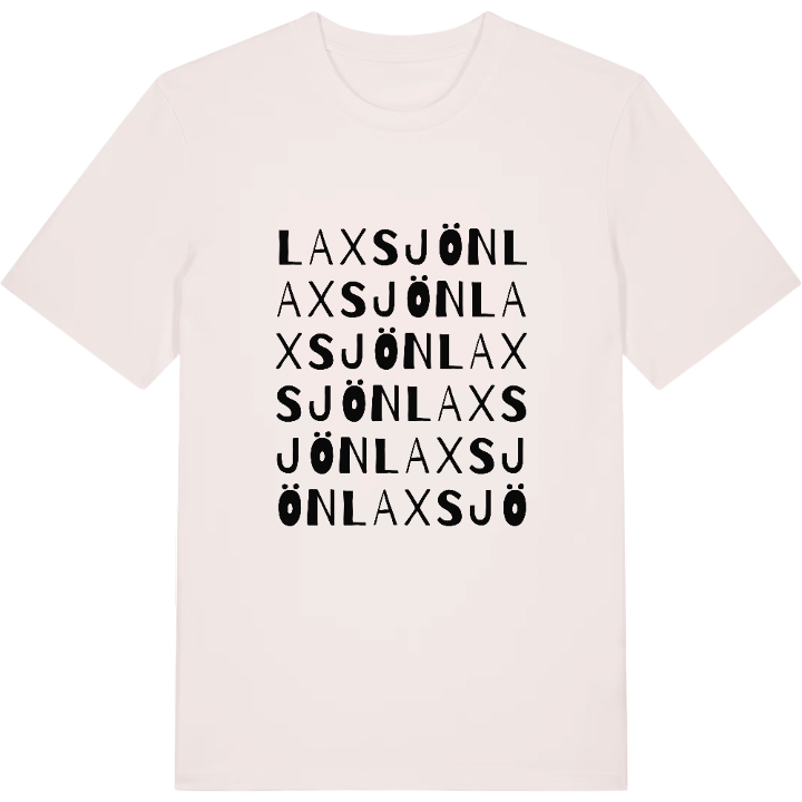 Laxsjön ordlek t-shirt – t-shirt från PinShirt
