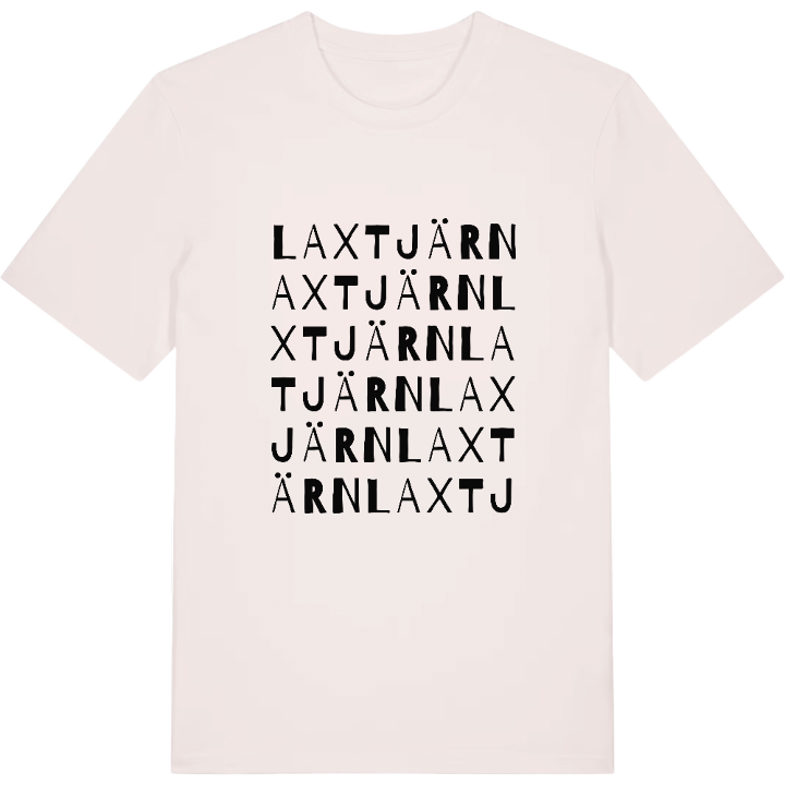 Laxtjärn ordlek t-shirt – t-shirt från PinShirt