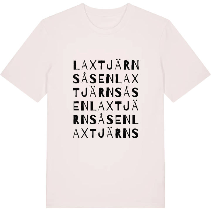 Laxtjärnsåsen ordlek t-shirt – t-shirt från PinShirt