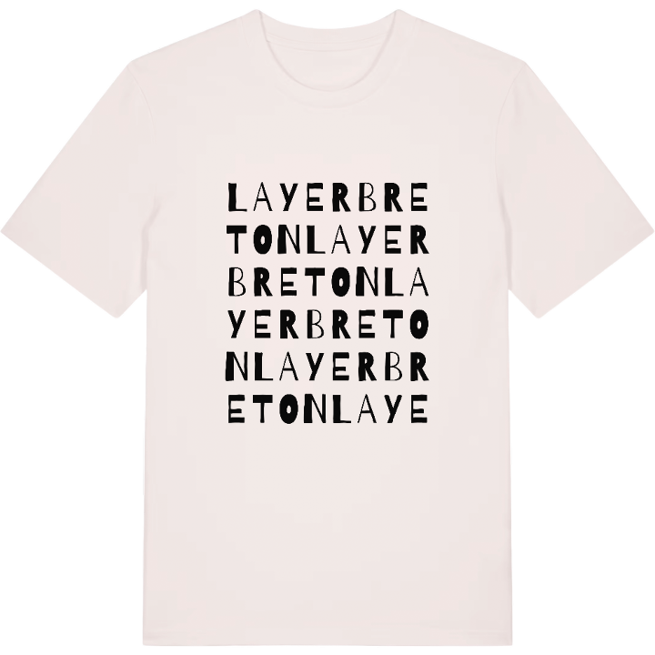 Layer Breton ordlek t-shirt – t-shirt från PinShirt
