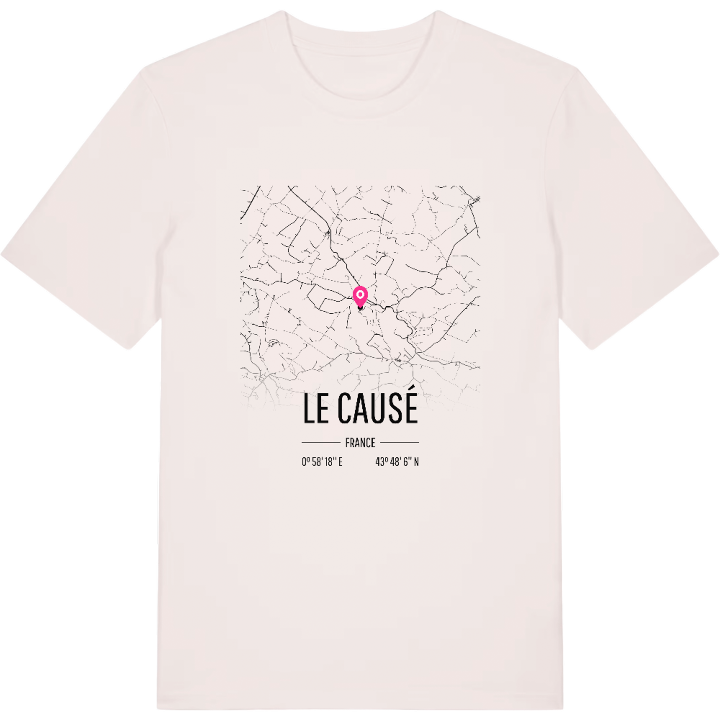 Le Causé karta t-shirt – t-shirt från PinShirt
