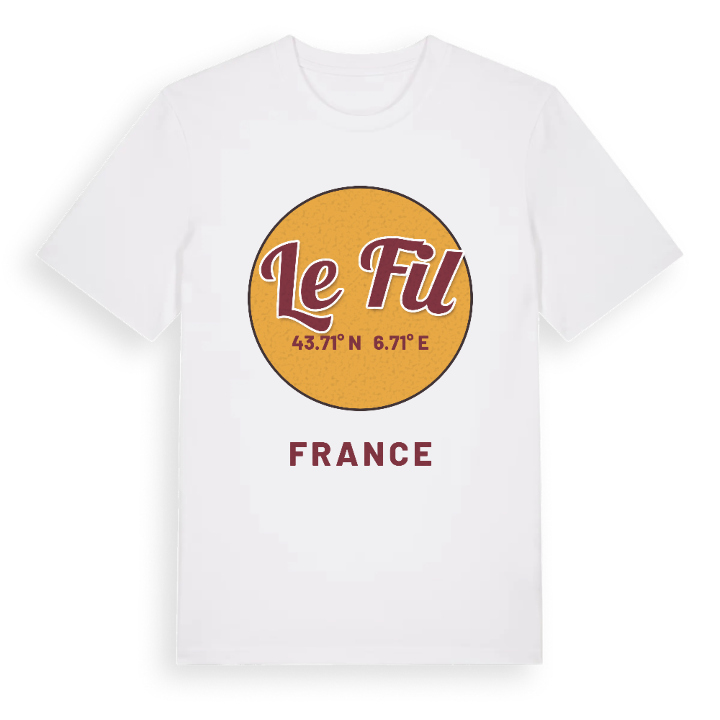 Le Fil cirkel t-shirt – t-shirt från PinShirt