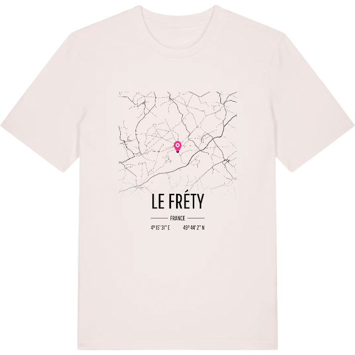 Le Fréty karta t-shirt – t-shirt från PinShirt
