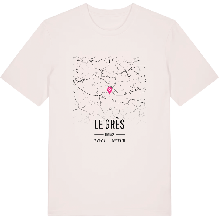 Le Grès karta t-shirt – t-shirt från PinShirt