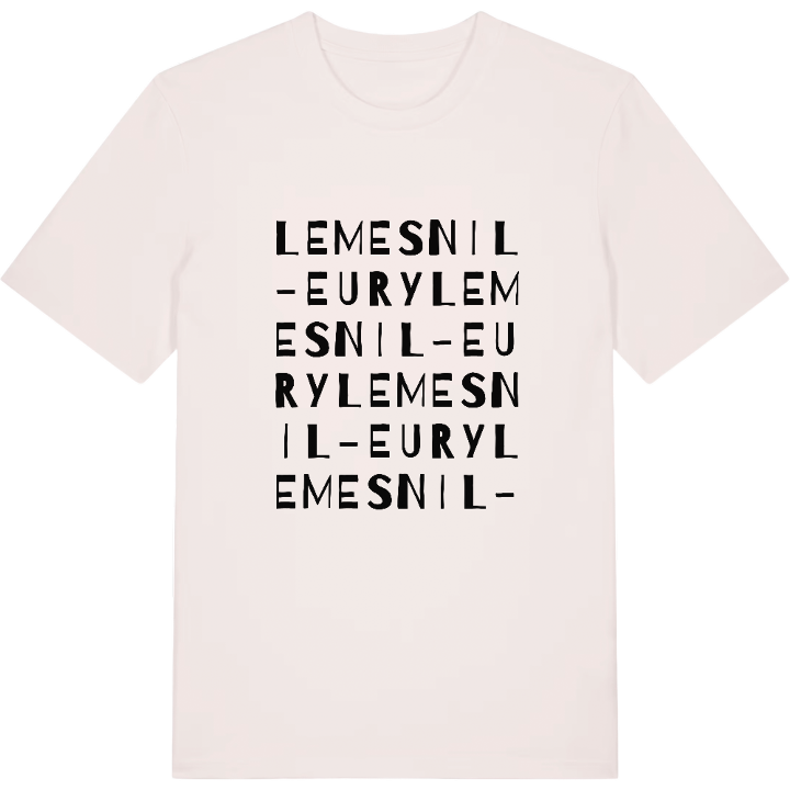 Le Mesnil-Eury ordlek t-shirt – t-shirt från PinShirt
