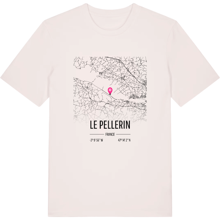 Le Pellerin karta t-shirt – t-shirt från PinShirt