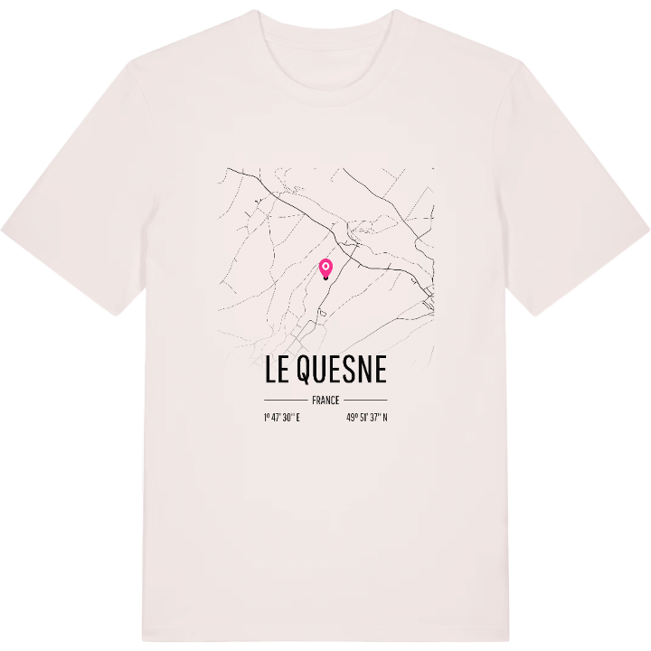 Le Quesne karta t-shirt – t-shirt från PinShirt