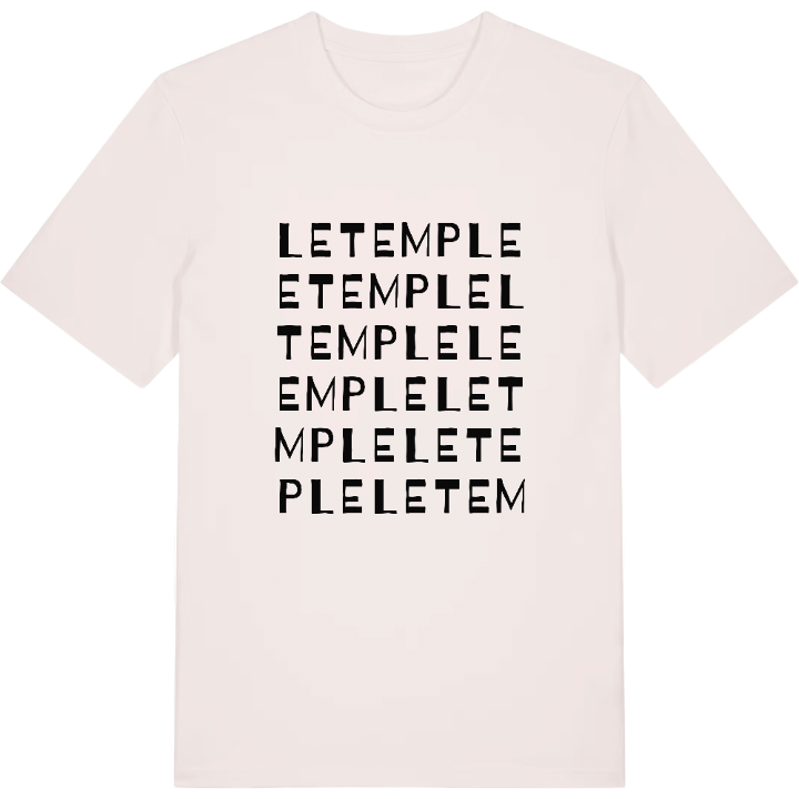Le Temple ordlek t-shirt – t-shirt från PinShirt