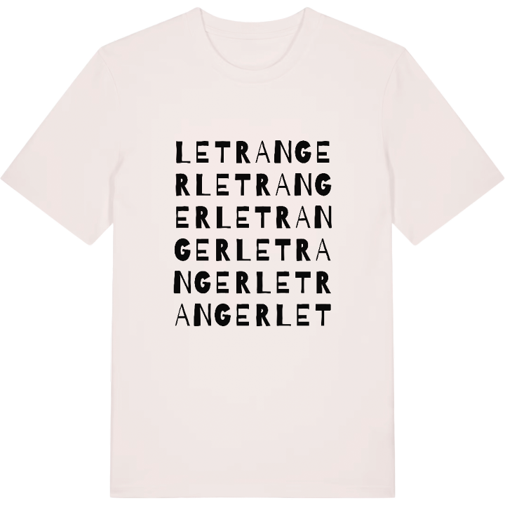 Le Tranger ordlek t-shirt – t-shirt från PinShirt