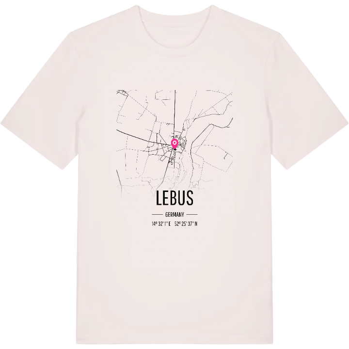 Lebus karta t-shirt – t-shirt från PinShirt