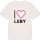 Jag älskar Leby t-shirt stort tryck