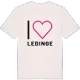Jag älskar Ledinge t-shirt stort tryck