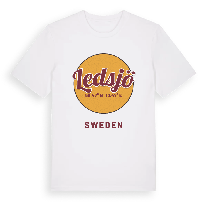 Ledsjö cirkel t-shirt – t-shirt från PinShirt