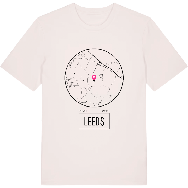 Leeds t-shirt – t-shirt från PinShirt