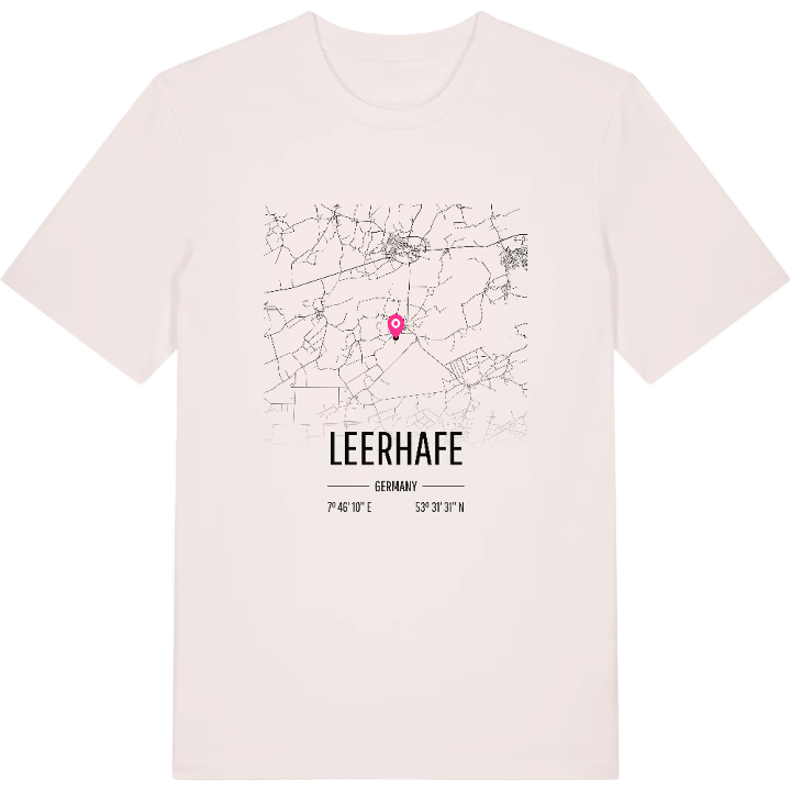 Leerhafe karta t-shirt – t-shirt från PinShirt