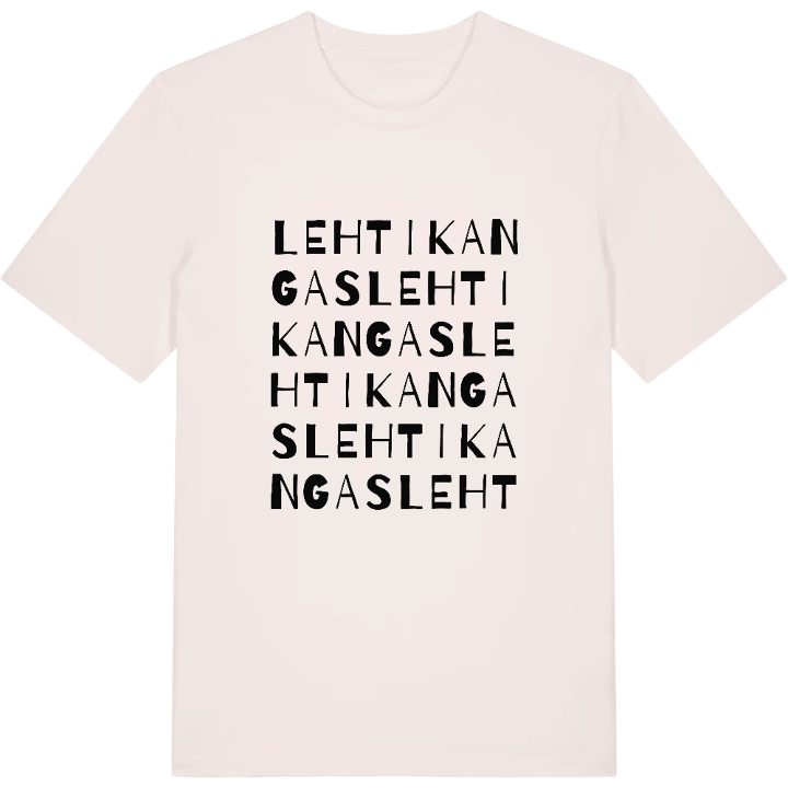 Lehtikangas ordlek t-shirt – t-shirt från PinShirt