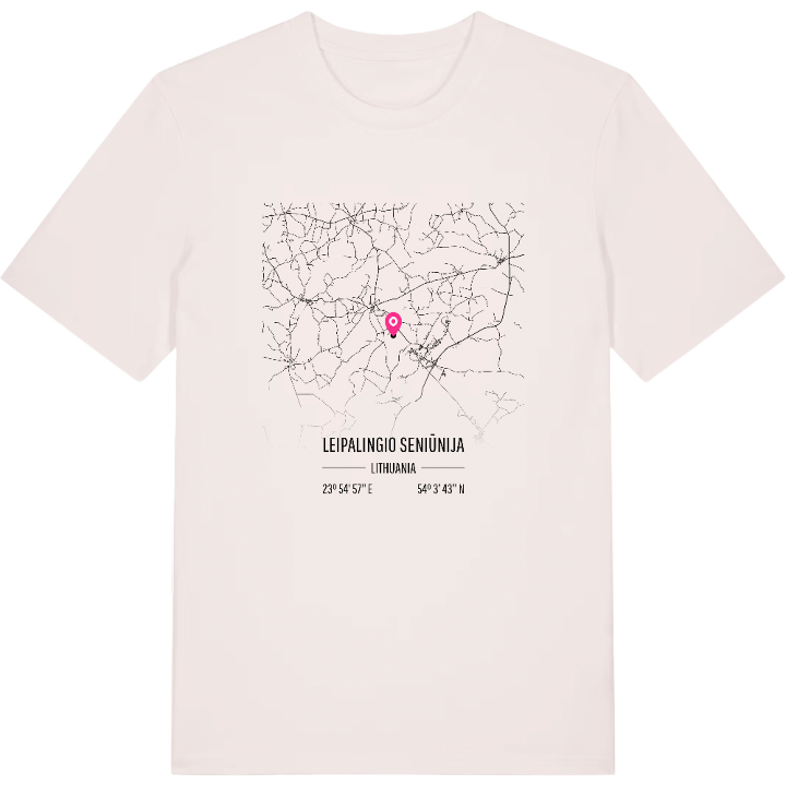Leipalingio seniūnija karta t-shirt – t-shirt från PinShirt