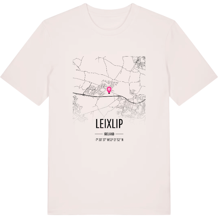 Leixlip karta t-shirt – t-shirt från PinShirt