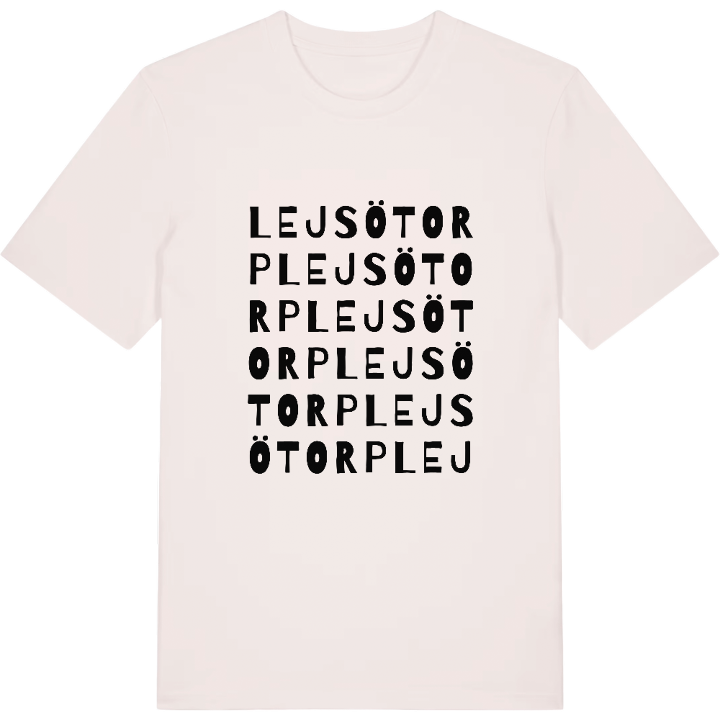 Lejsötorp ordlek t-shirt – t-shirt från PinShirt