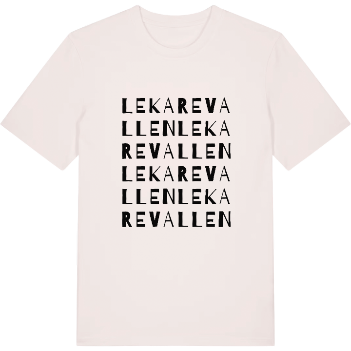 Lekarevallen ordlek t-shirt – t-shirt från PinShirt