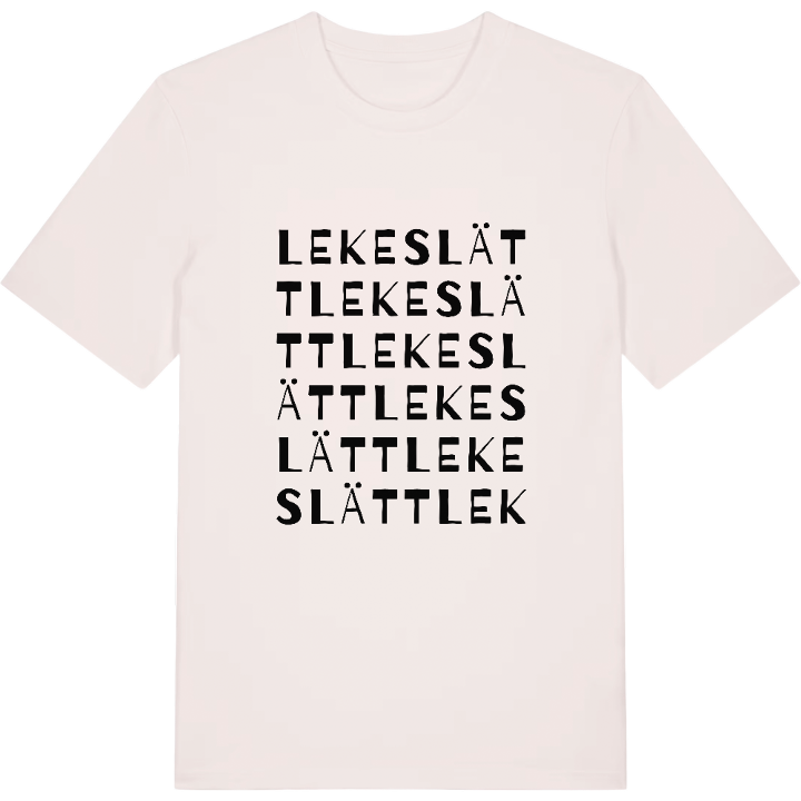 Lekeslätt ordlek t-shirt – t-shirt från PinShirt