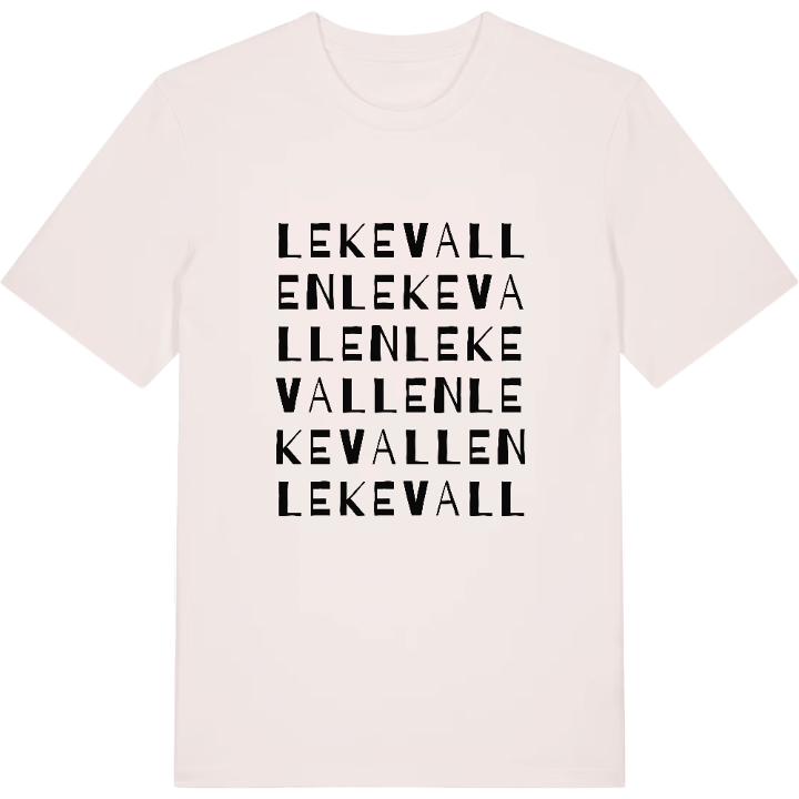 Lekevallen ordlek t-shirt – t-shirt från PinShirt
