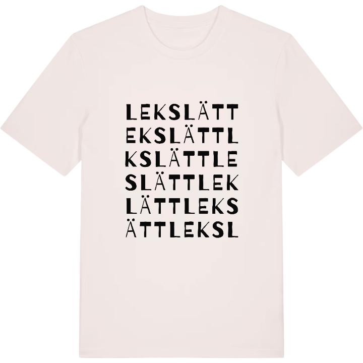 Lekslätt ordlek t-shirt – t-shirt från PinShirt