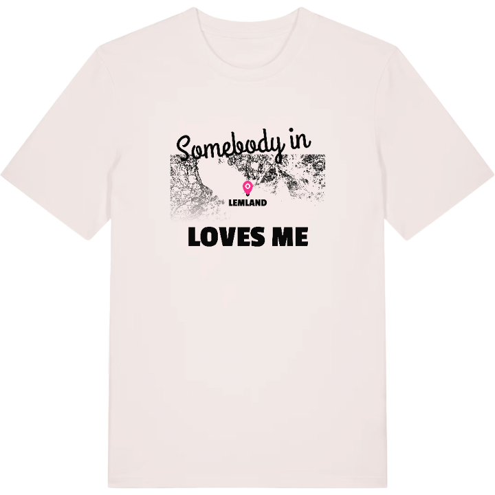 Någon i Lemland älskar mig t-shirt – t-shirt från PinShirt