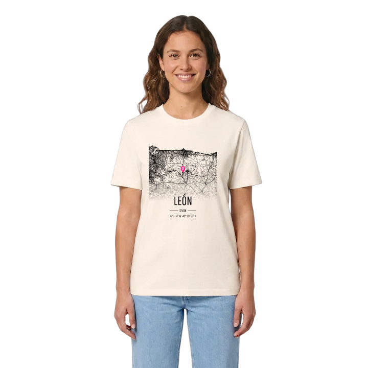 León karta t-shirt – t-shirt från PinShirt