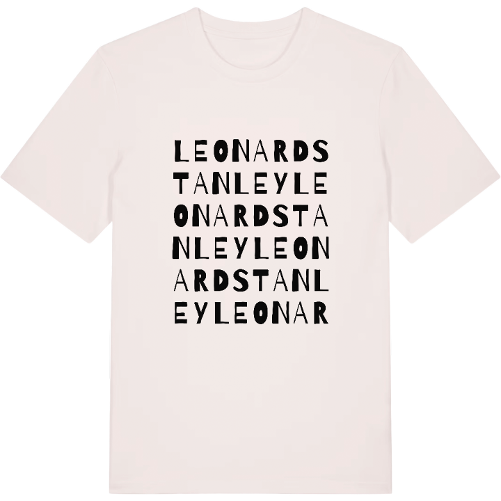 Leonard Stanley ordlek t-shirt – t-shirt från PinShirt