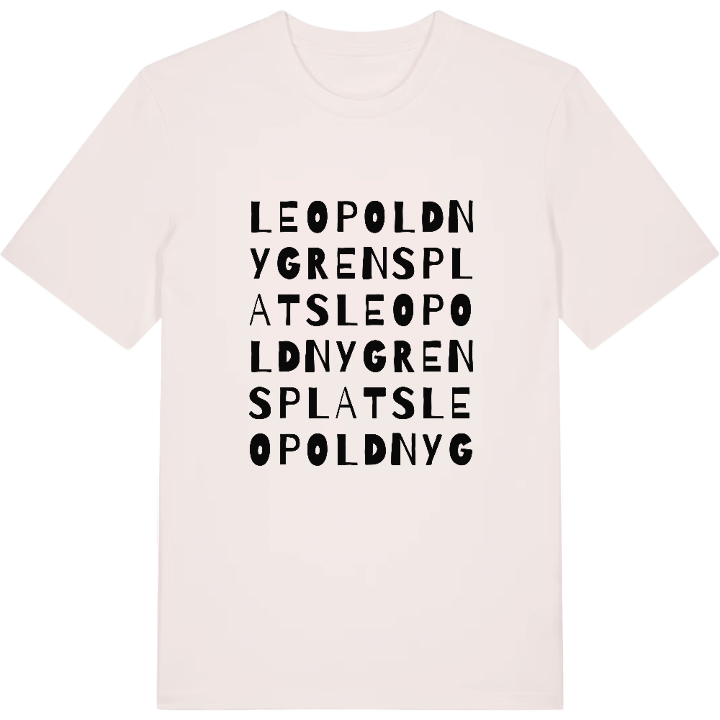 Leopold Nygrens plats ordlek t-shirt – t-shirt från PinShirt