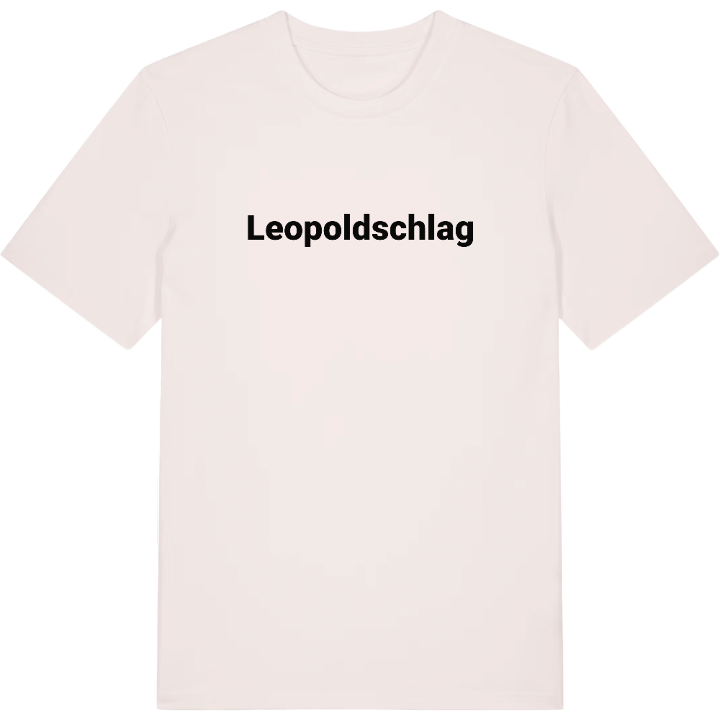 Leopoldschlag fetstil t-shirt – t-shirt från PinShirt