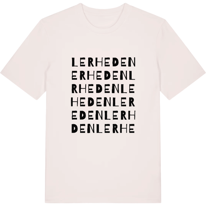 Lerheden ordlek t-shirt – t-shirt från PinShirt