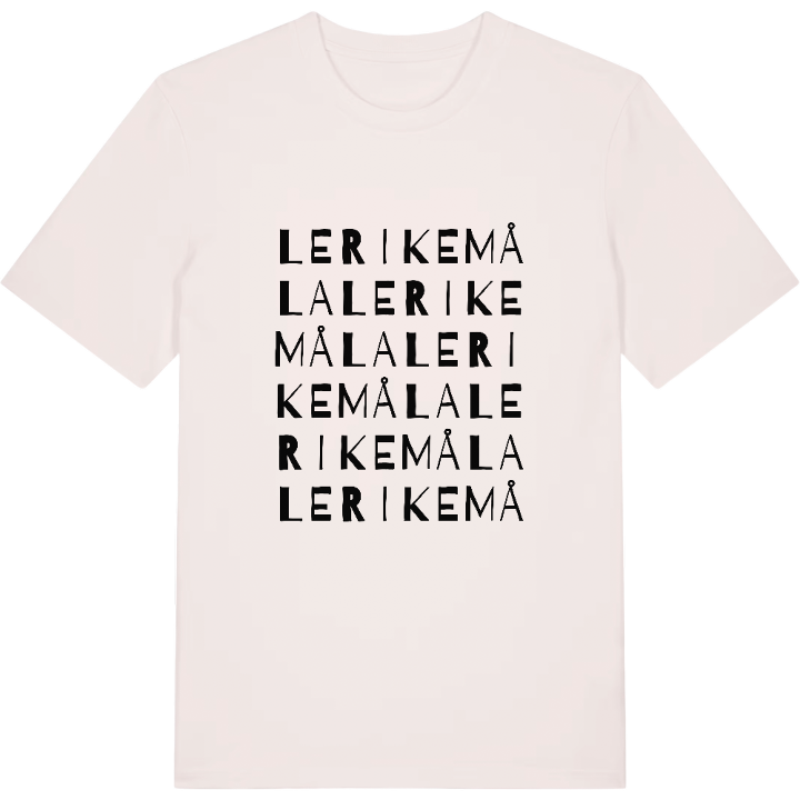 Lerikemåla ordlek t-shirt – t-shirt från PinShirt