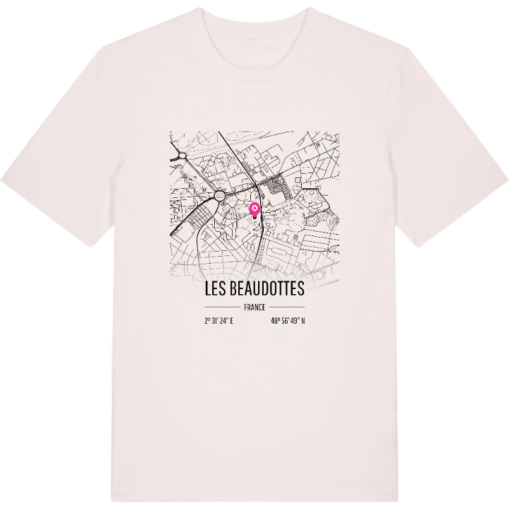 Les Beaudottes karta t-shirt – t-shirt från PinShirt