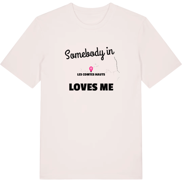Någon i Les Comtes Hauts älskar mig t-shirt – t-shirt från PinShirt