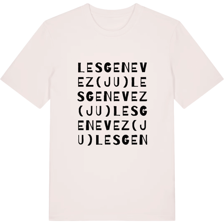 Les Genevez (JU) ordlek t-shirt – t-shirt från PinShirt