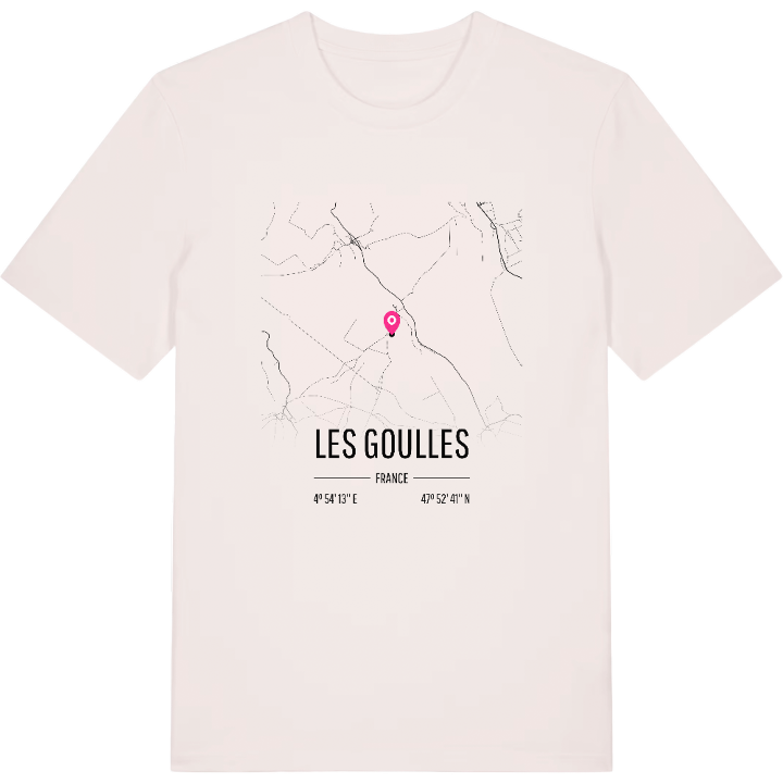 Les Goulles karta t-shirt – t-shirt från PinShirt