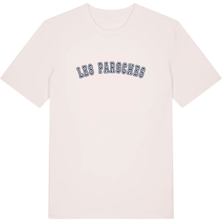Les Paroches college t-shirt – t-shirt från PinShirt