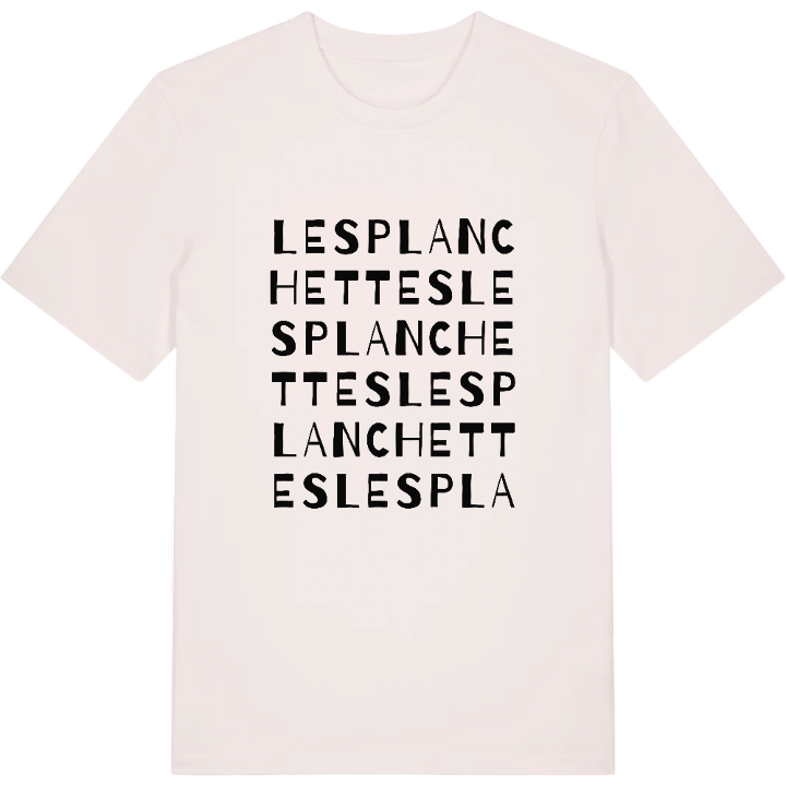 Les Planchettes ordlek t-shirt – t-shirt från PinShirt
