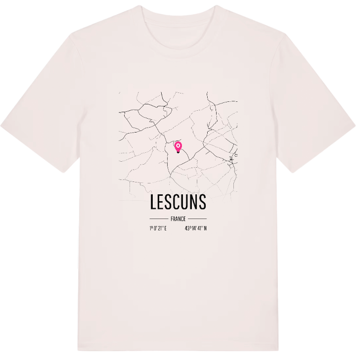 Lescuns karta t-shirt – t-shirt från PinShirt
