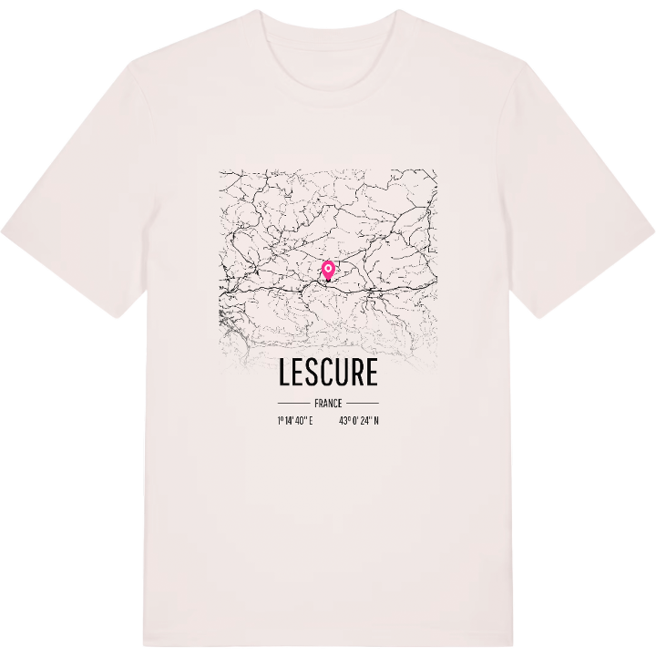 Lescure karta t-shirt – t-shirt från PinShirt
