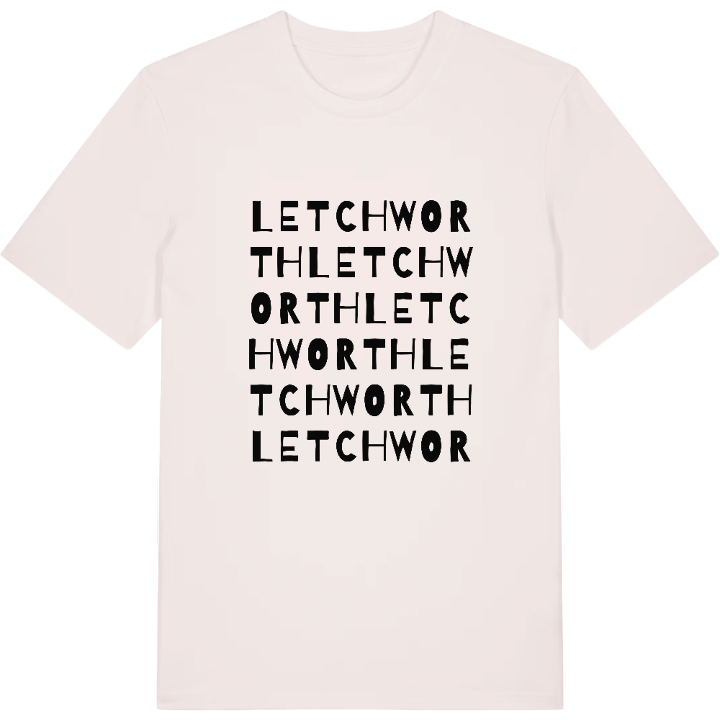 Letchworth ordlek t-shirt – t-shirt från PinShirt