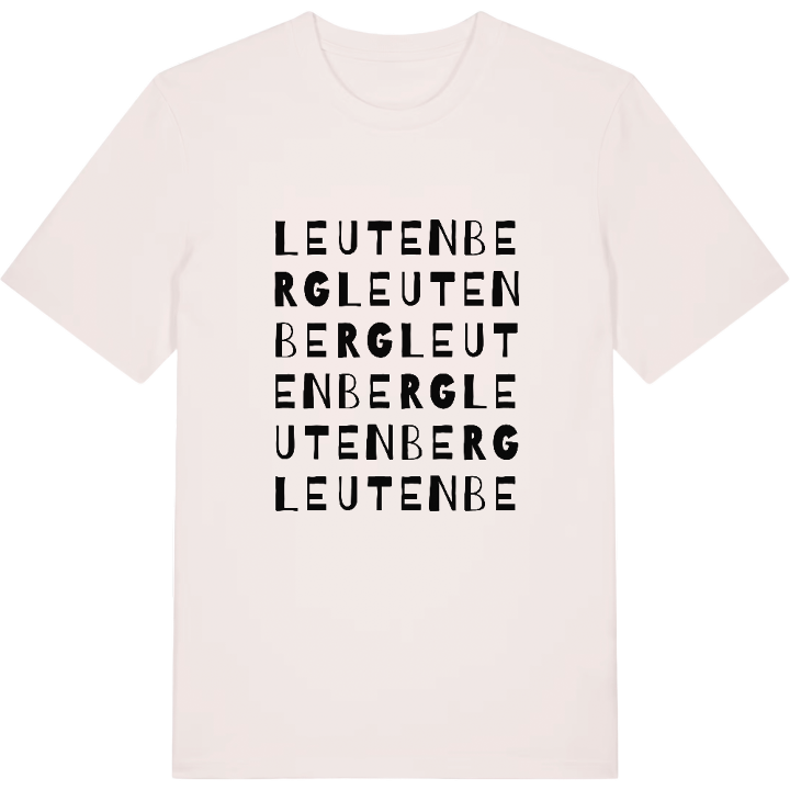 Leutenberg ordlek t-shirt – t-shirt från PinShirt