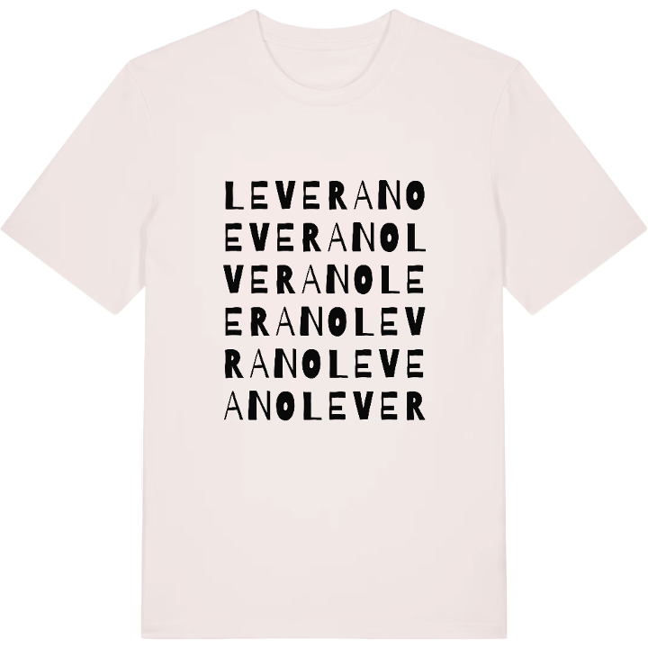 Leverano ordlek t-shirt – t-shirt från PinShirt