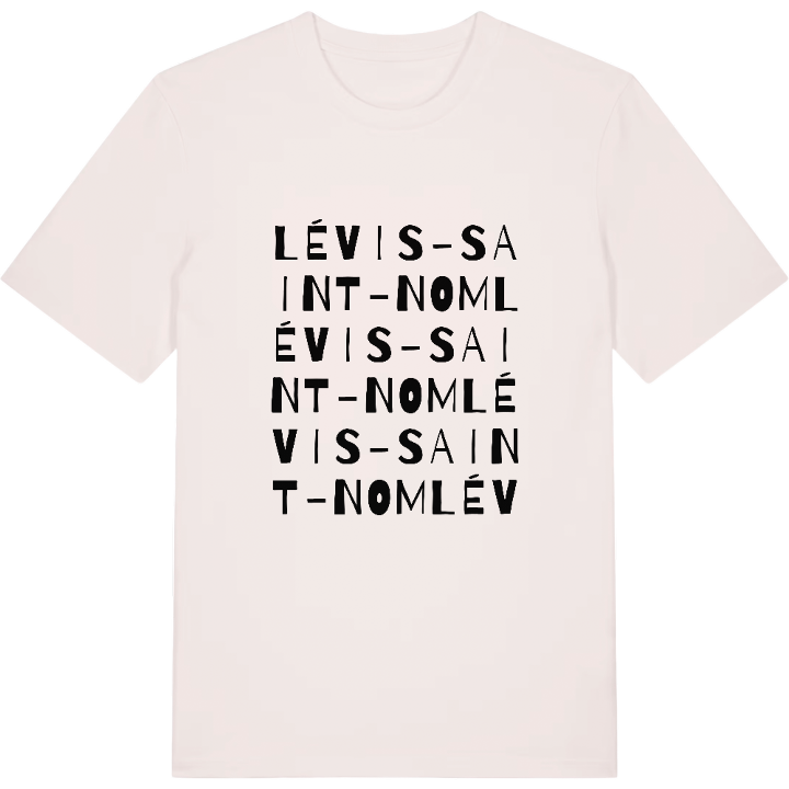 Lévis-Saint-Nom ordlek t-shirt – t-shirt från PinShirt