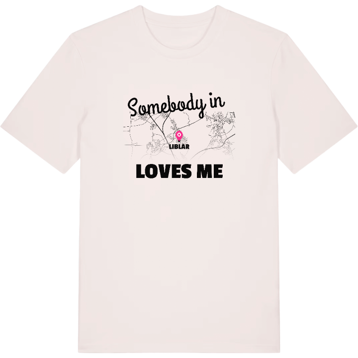 Någon i Liblar älskar mig t-shirt – t-shirt från PinShirt
