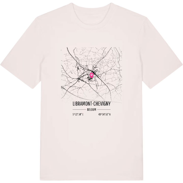 Libramont-Chevigny karta t-shirt – t-shirt från PinShirt