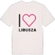 Jag älskar Libusza t-shirt stort tryck