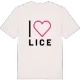 Jag älskar Lice t-shirt stort tryck